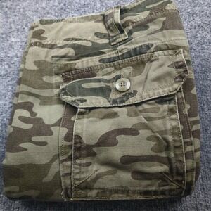 Vintage Steve And Barrys Pants Mens 36x31 Green Cargo Camo Military Skate Y2K‎